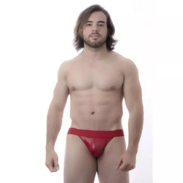 Cueca Jockstrap em Cirre Vermelha